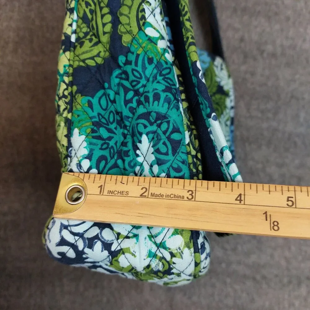 Vera Bradley Essential Messenger Bag Caribbean Seas Retired Pattern